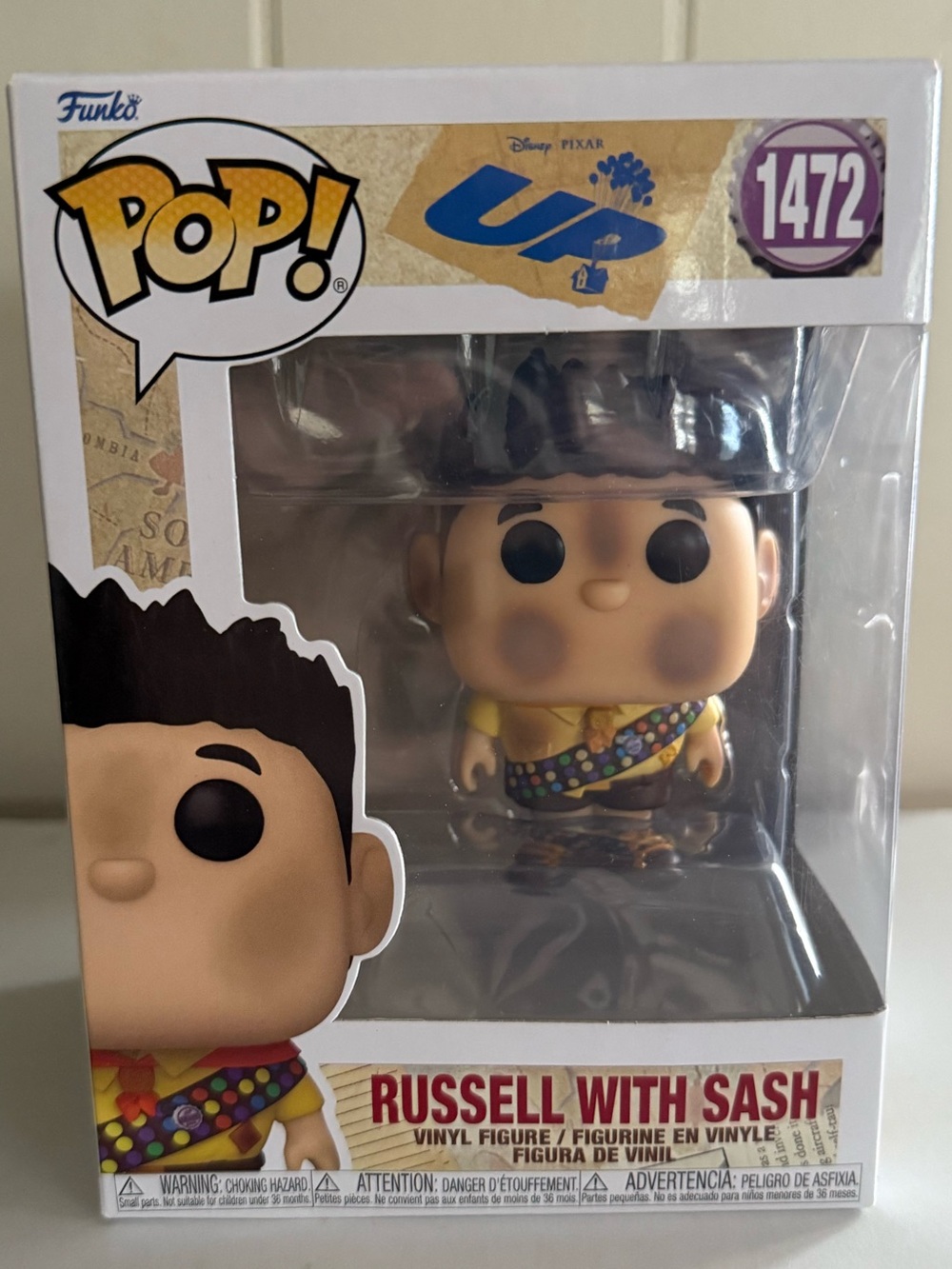 Funko Pop! Russell With Sash Yellow Green Brown Figure